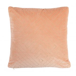 Coral velvet cushion 50x50cm gold