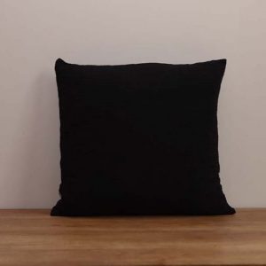 black cushion