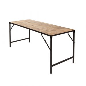 Folding table 180x70x75cm.