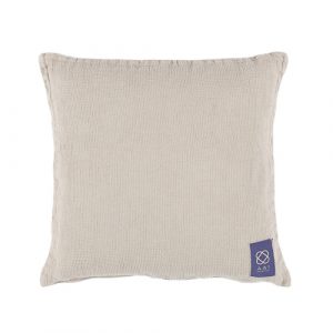 light grey linen cushion