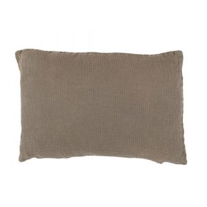 Green linen cushion 30x50cm